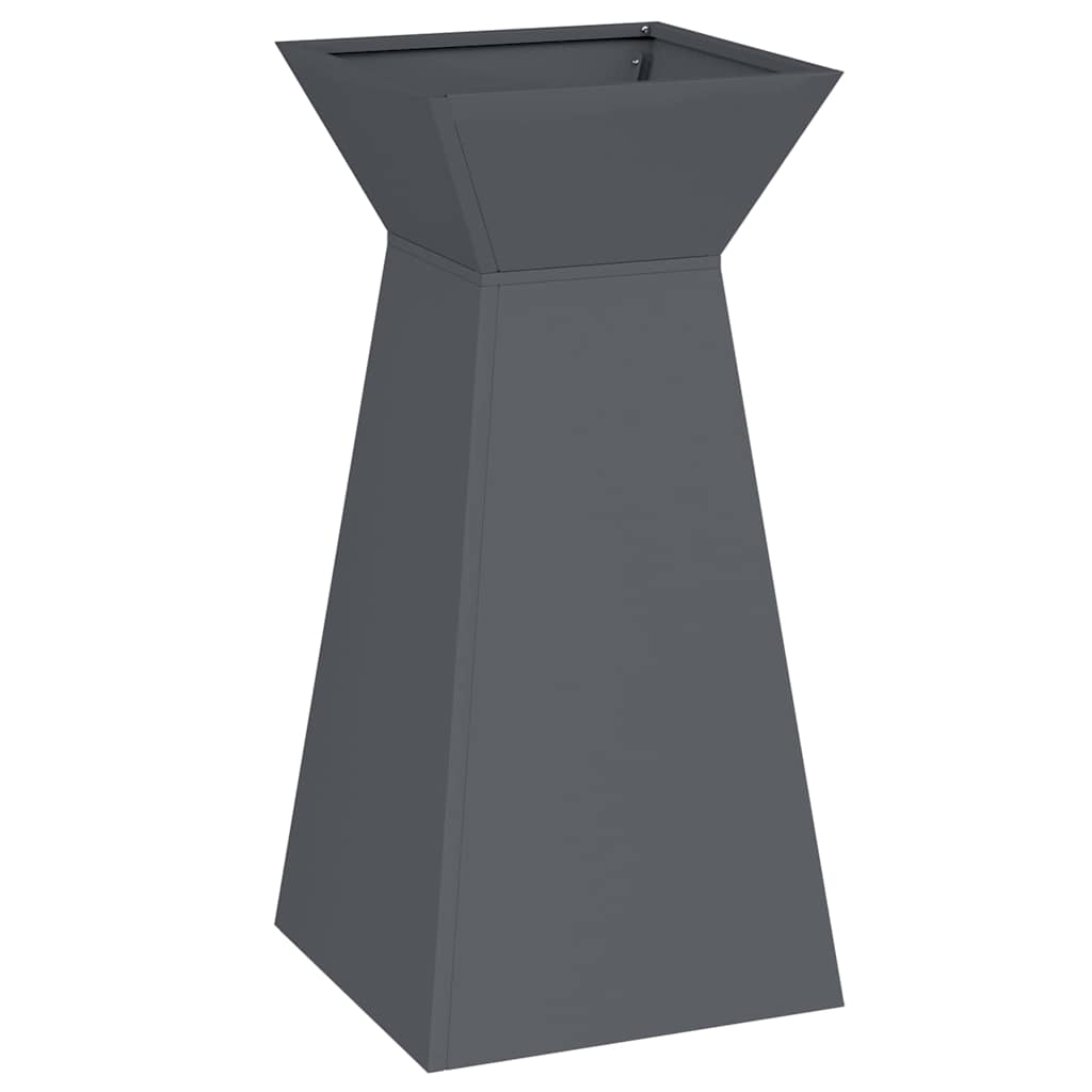 Jardinière pilier Vidaxx anthracite 35 x 35 x 73 cm