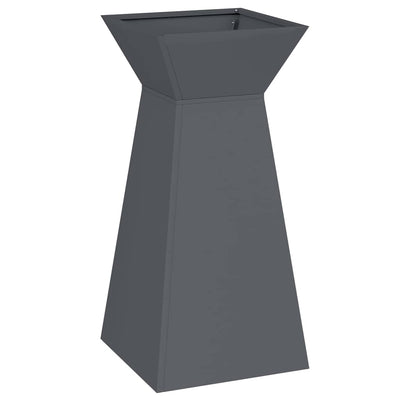 Jardinière pilier Vidaxx anthracite 35 x 35 x 73 cm