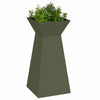 VidaXL jardinière pilier vert olive 35 x 35 x 73 cm