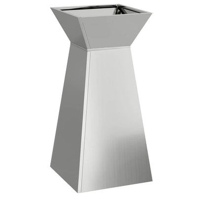 Jardinière pilier VidaXL argent 35 x 35 x 73 cm