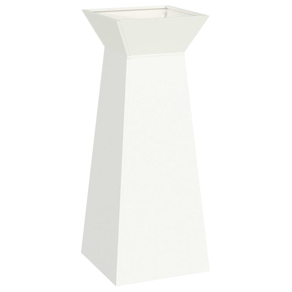 Jardinière pilier VidaXL blanc 40 x 40 x 100 cm