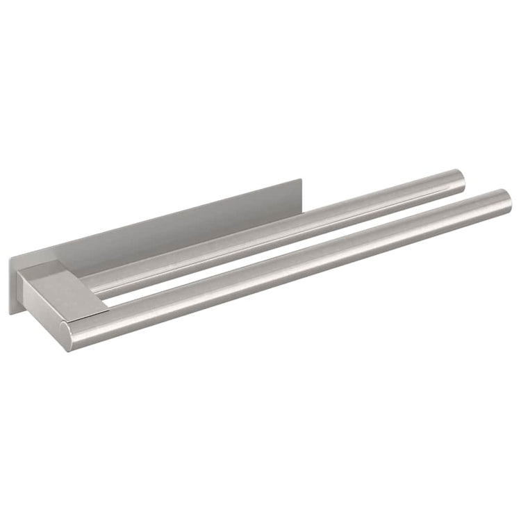Vidaxx porte-serviettes argent 40 x 9 x 4 cm en acier inoxydable