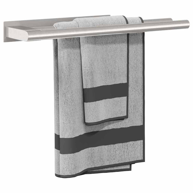 Vidaxx porte-serviettes argent 40 x 9 x 4 cm en acier inoxydable
