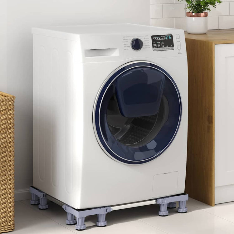 Vidaxx socle pour machine à laver gris 67 x 67 x 12 cm acier inoxydable