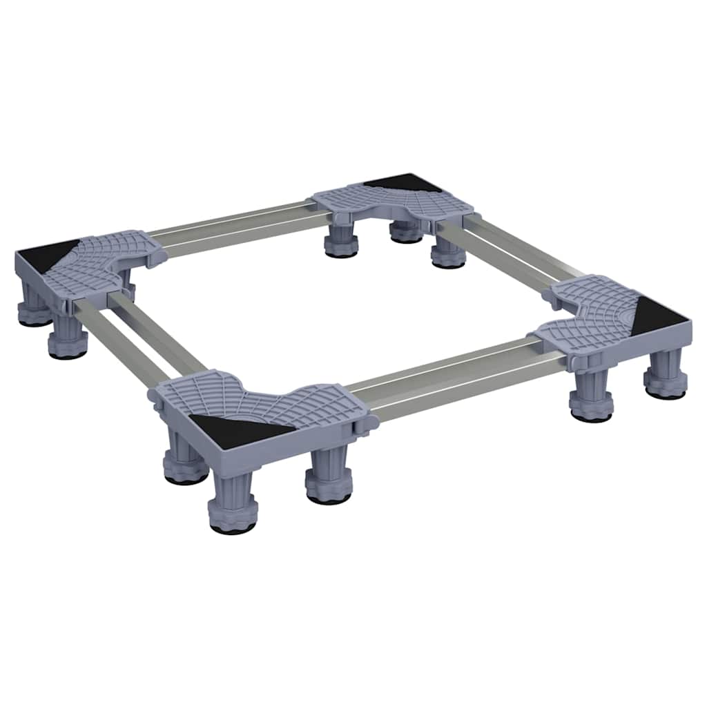Vidaxx socle pour machine à laver gris 67 x 67 x 12 cm acier inoxydable
