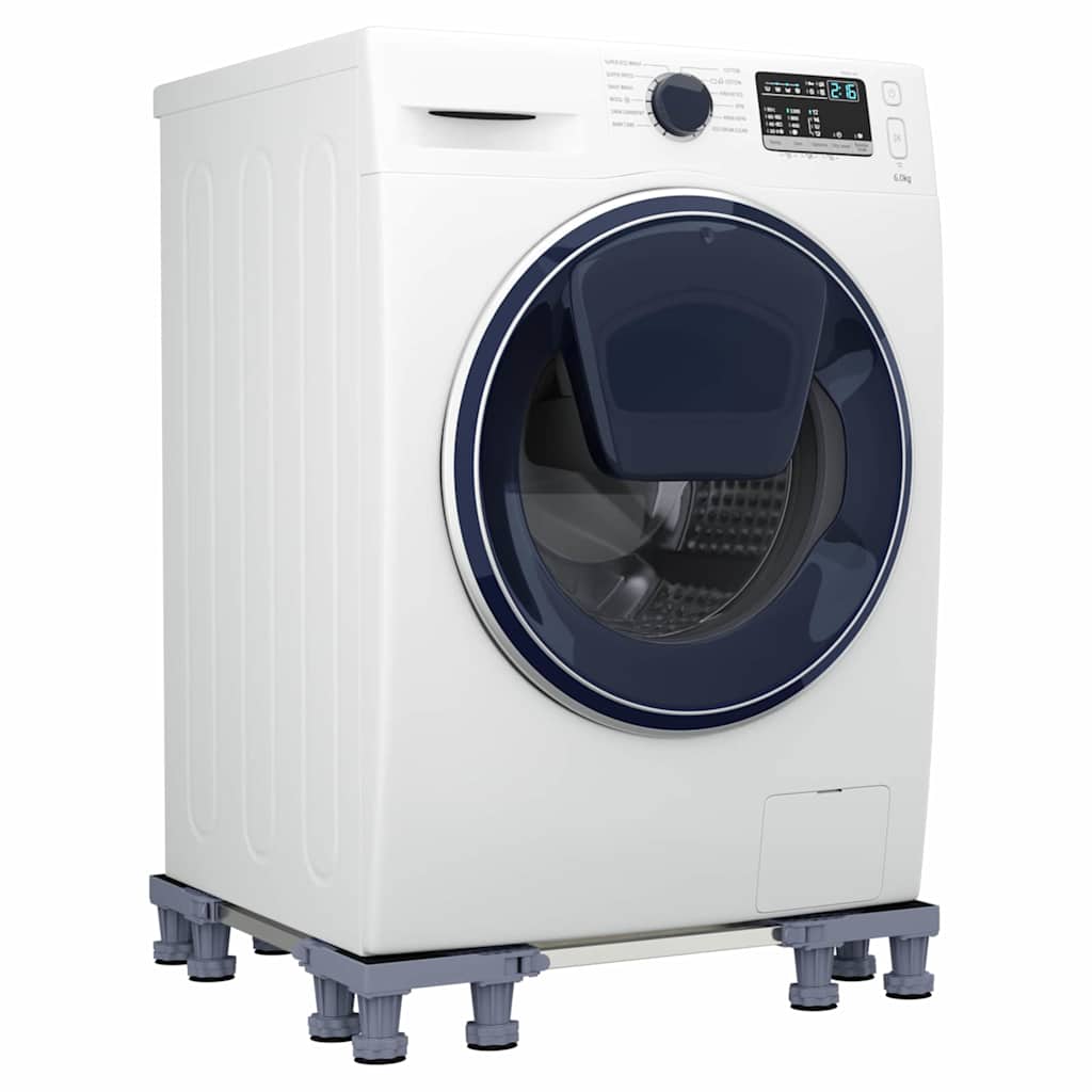 Vidaxx socle pour machine à laver gris 67 x 67 x 12 cm acier inoxydable