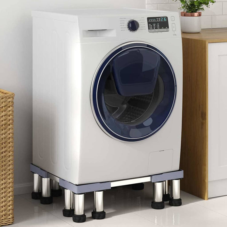 Vidaxx socle pour machine à laver gris 67 x 67 x 21,5 cm acier inoxydable