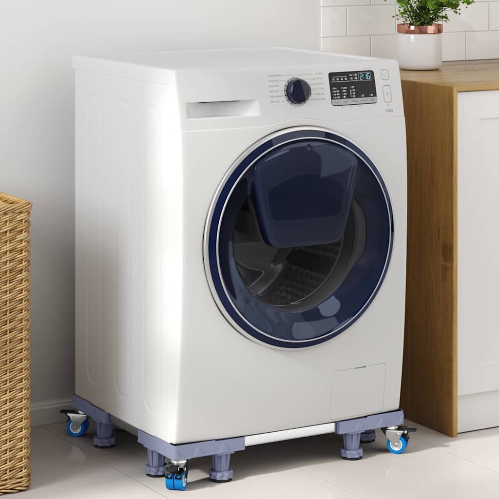 Vidaxx socle pour machine à laver gris 66 x 66 x 12 cm acier inoxydable