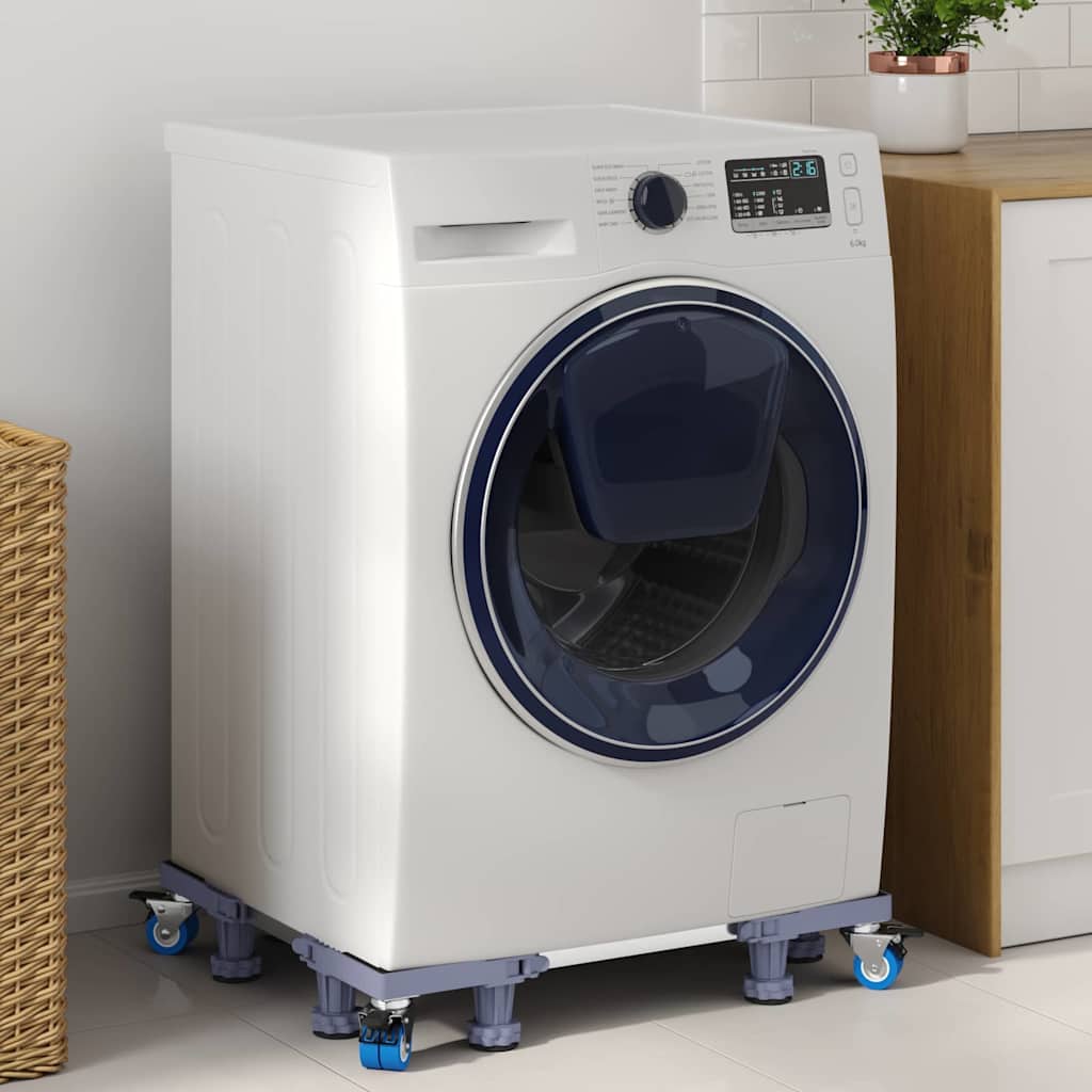 Vidaxx socle pour machine à laver gris 67 x 67 x 12 cm acier inoxydable