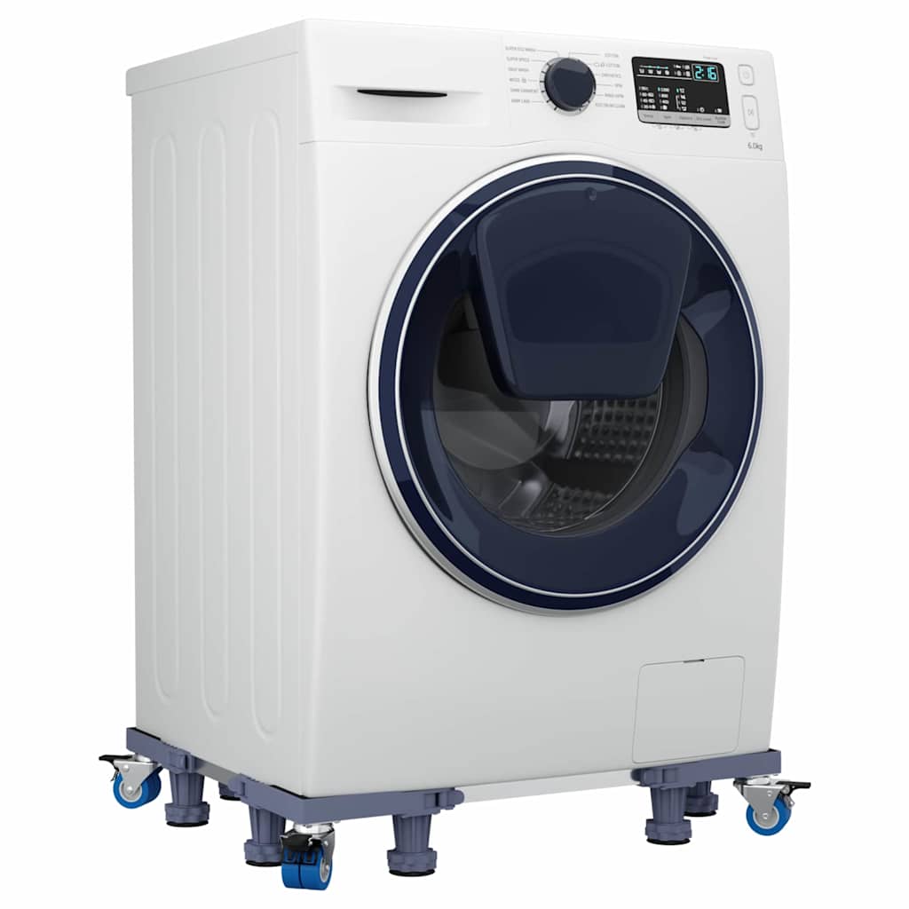 Vidaxx socle pour machine à laver gris 67 x 67 x 12 cm acier inoxydable