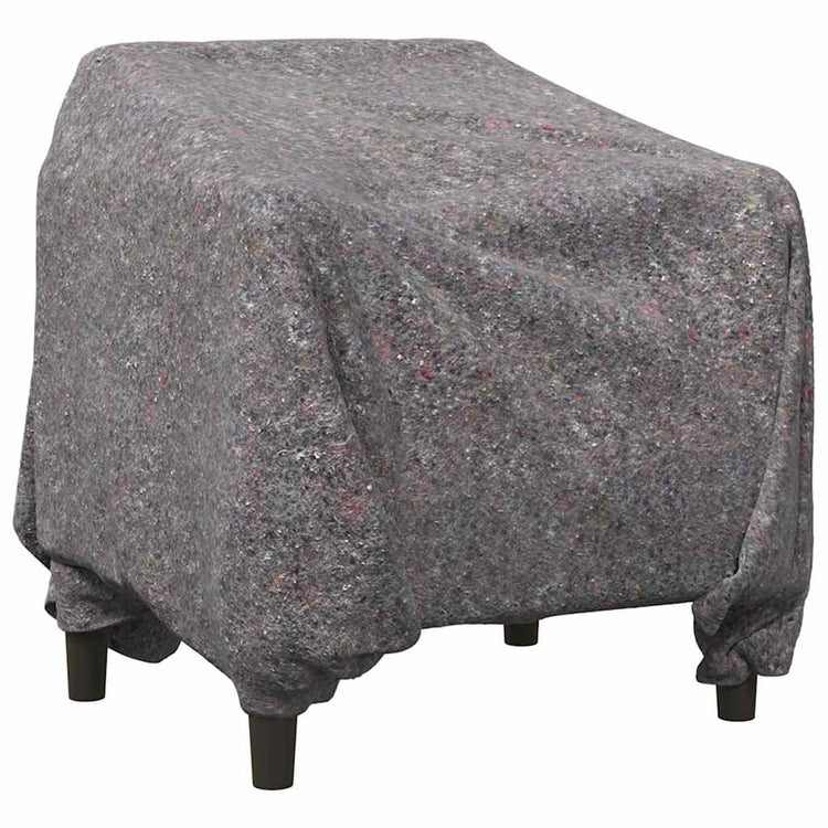 Vidaxl couvertures de déménagement 5 pcs tissu gris 150 x 200 cm