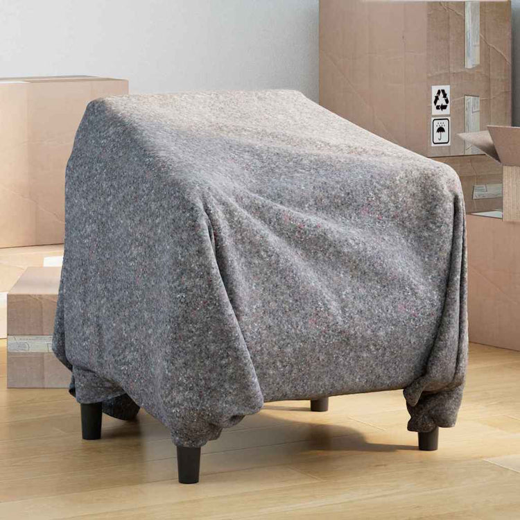 Vidaxx couvertures de déménagement 25 pcs tissu gris 150 x 200 cm