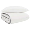 Vidaxl couette d'hiver avec oreiller 2 pcs plumes blanches