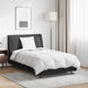 Vidaxl couette d'hiver avec oreiller 2 pcs plumes blanches