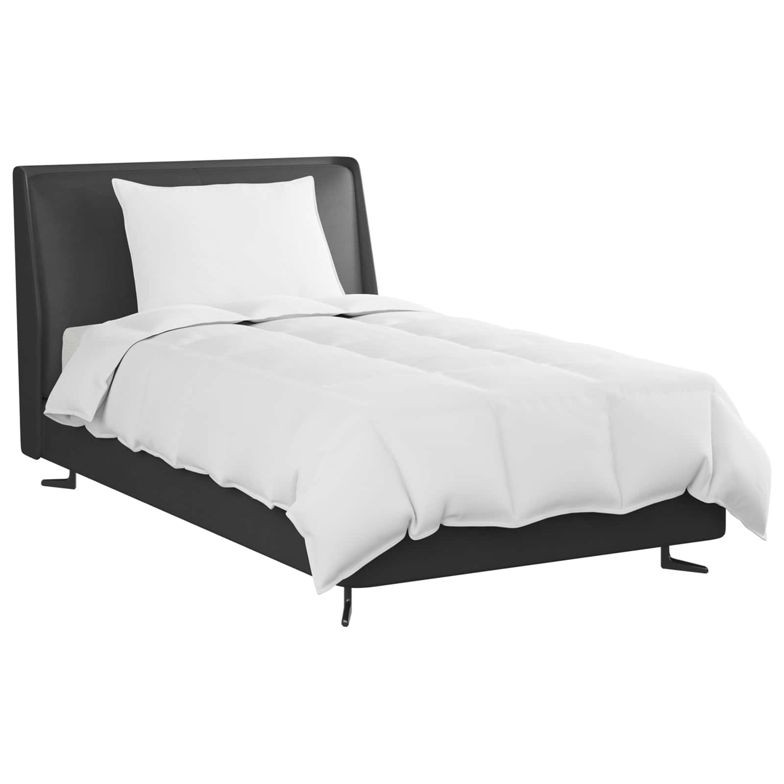 Vidaxl couette d'été avec oreiller 2 pcs plumes blanches
