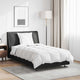 Vidaxl couette d'été avec oreiller 2 pcs plumes blanches