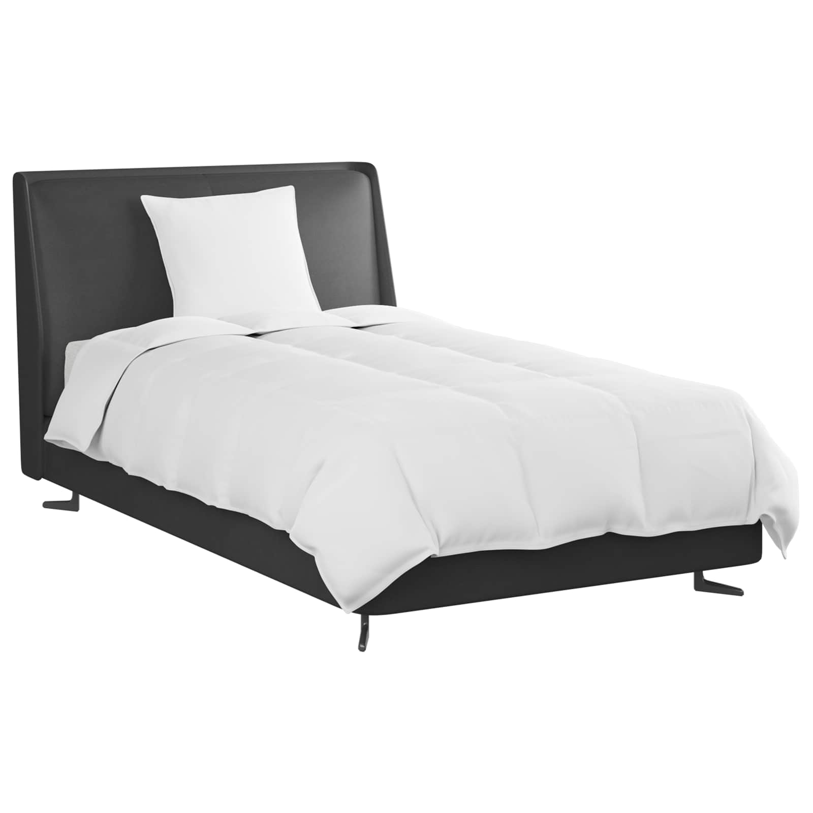 Vidaxl couette d'été avec oreiller 2 pcs plumes blanches