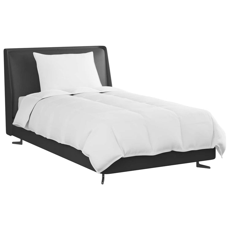 Vidaxl couette d'été avec oreiller 2 pcs plumes blanches
