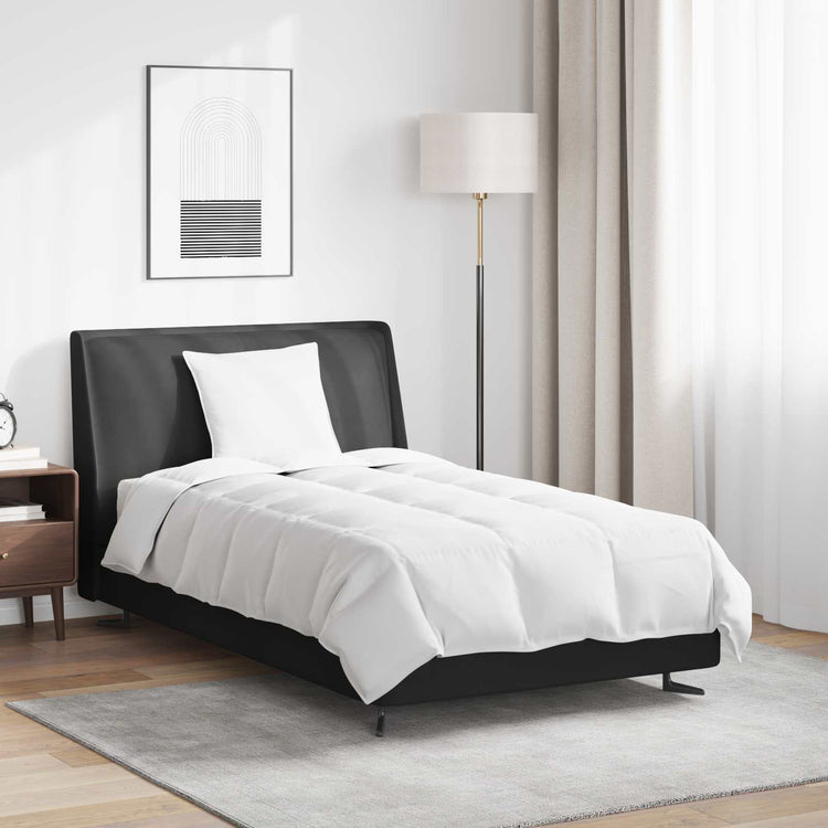 Vidaxl couette d'été avec oreiller 2 pcs plumes blanches