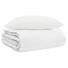 Vidaxl couette d'hiver avec oreiller 2 pcs plumes blanches