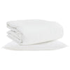 VidaXL couette 2 en 1 avec oreiller 2 pièces plumes blanches