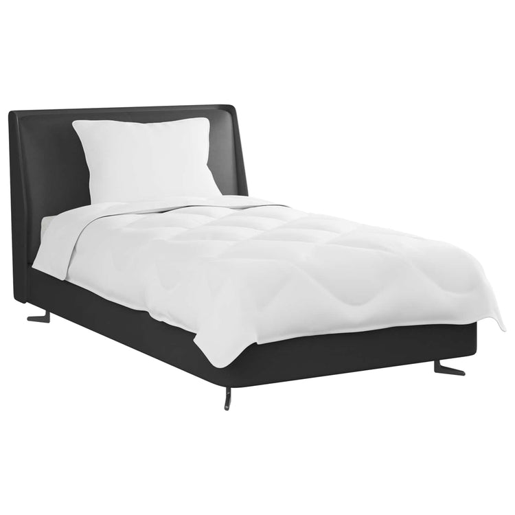 Vidaxl couette d'été avec oreiller 2 pcs microfibre blanche