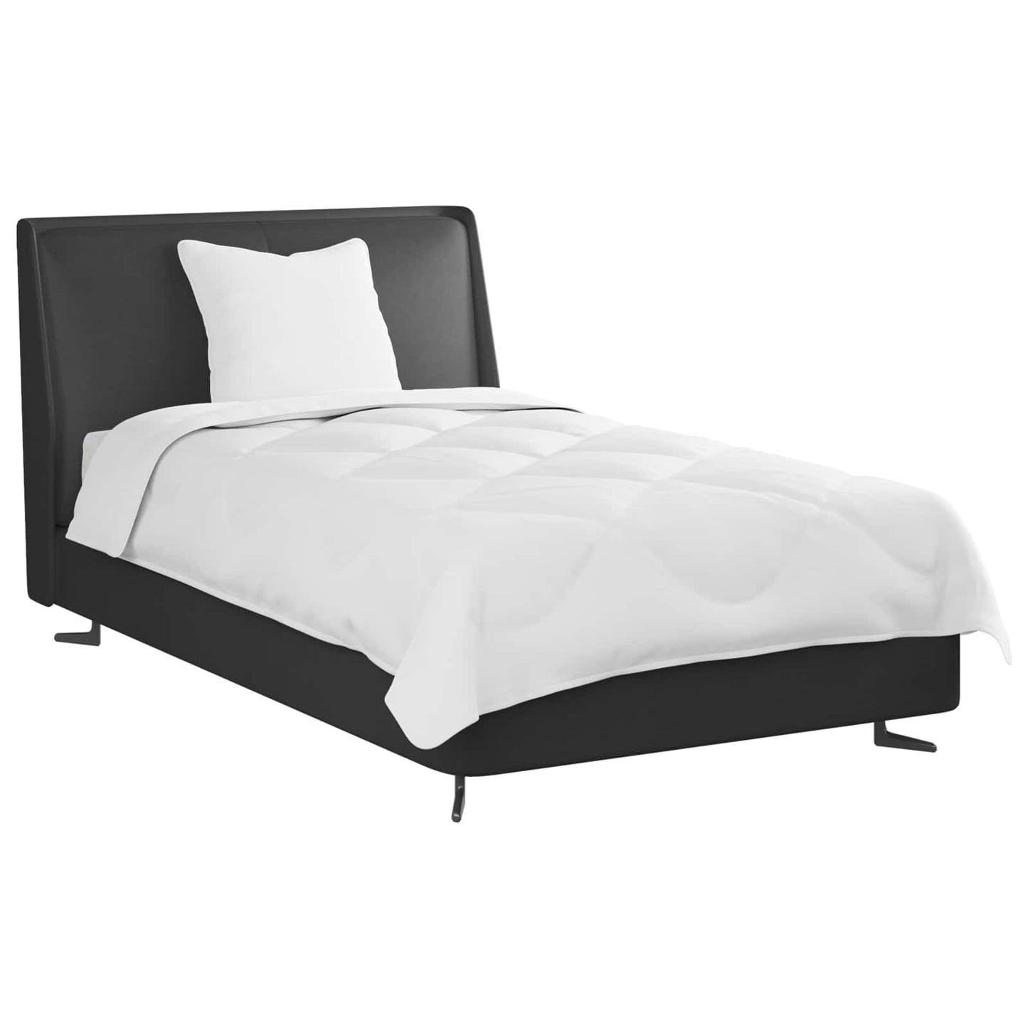 Vidaxxl la couette pour chaque saison avec oreiller 2 pcs microfibre blanche