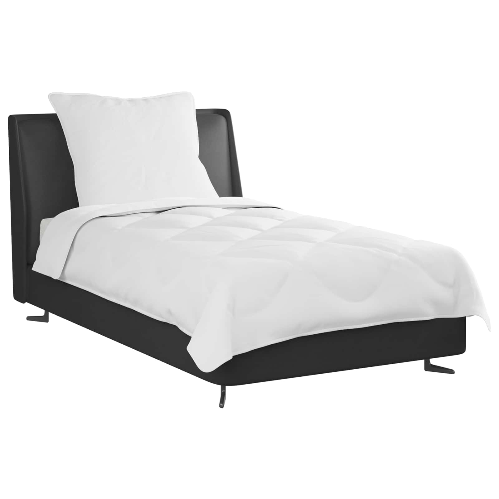 Vidaxxl la couette pour chaque saison avec oreiller 2 pcs microfibre blanche