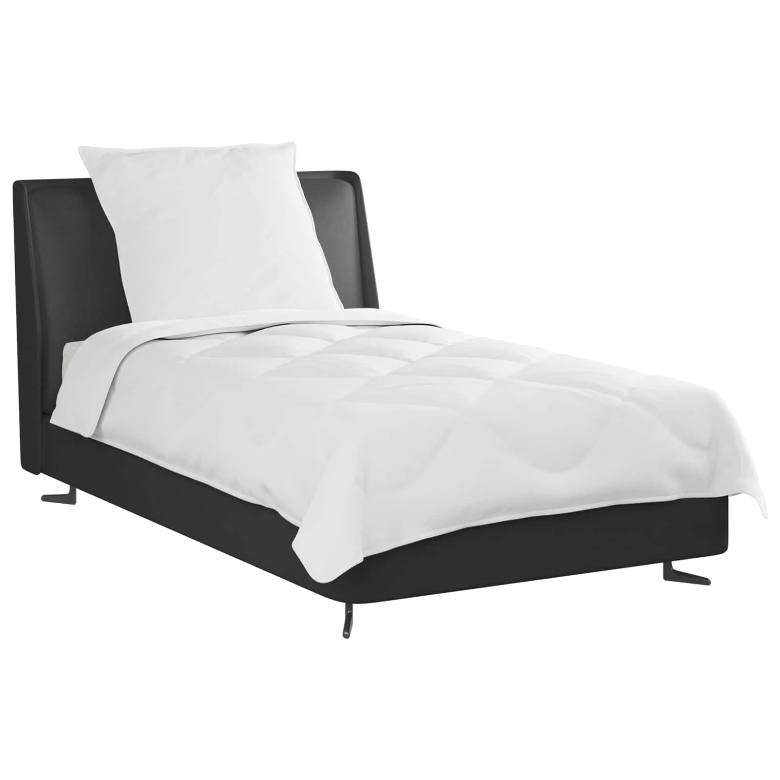 Vidaxxl la couette pour chaque saison avec oreiller 2 pcs microfibre blanche