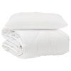 Vidaxx couette avec oreiller 2 pcs microfibre blanche