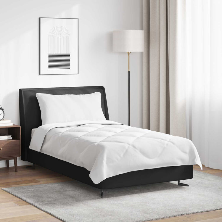 Vidaxx couette avec oreiller 2 pcs microfibre blanche