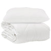 Vidaxx couette avec oreiller 2 pcs microfibre blanche