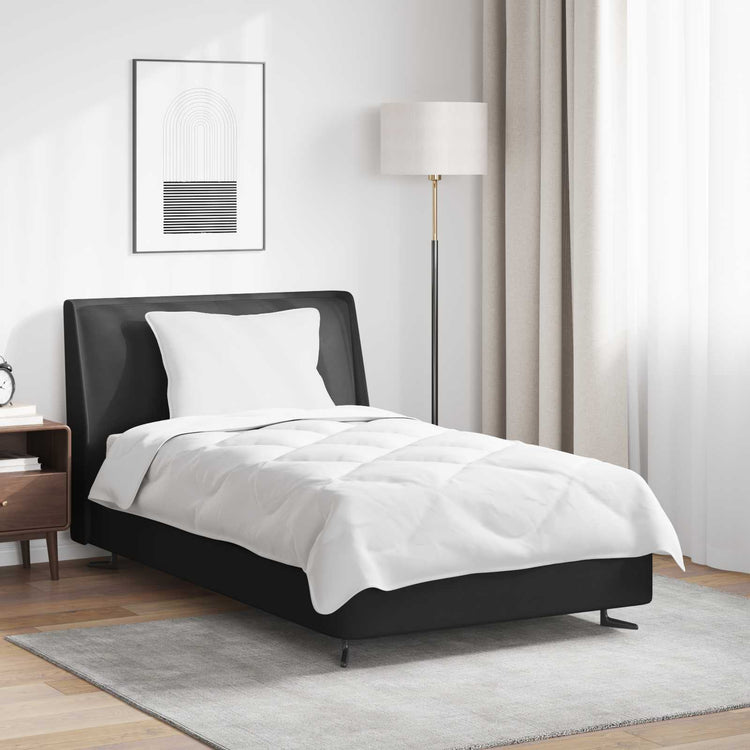 Vidaxx couette avec oreiller 2 pcs microfibre blanche