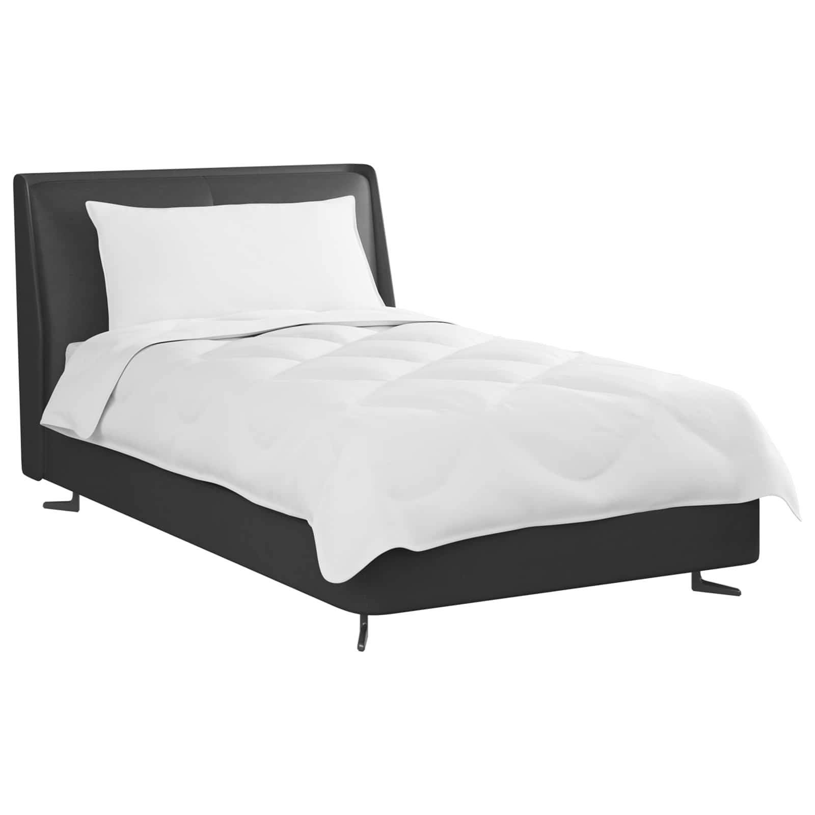 Vidaxx couette avec oreiller 2 pcs microfibre blanche