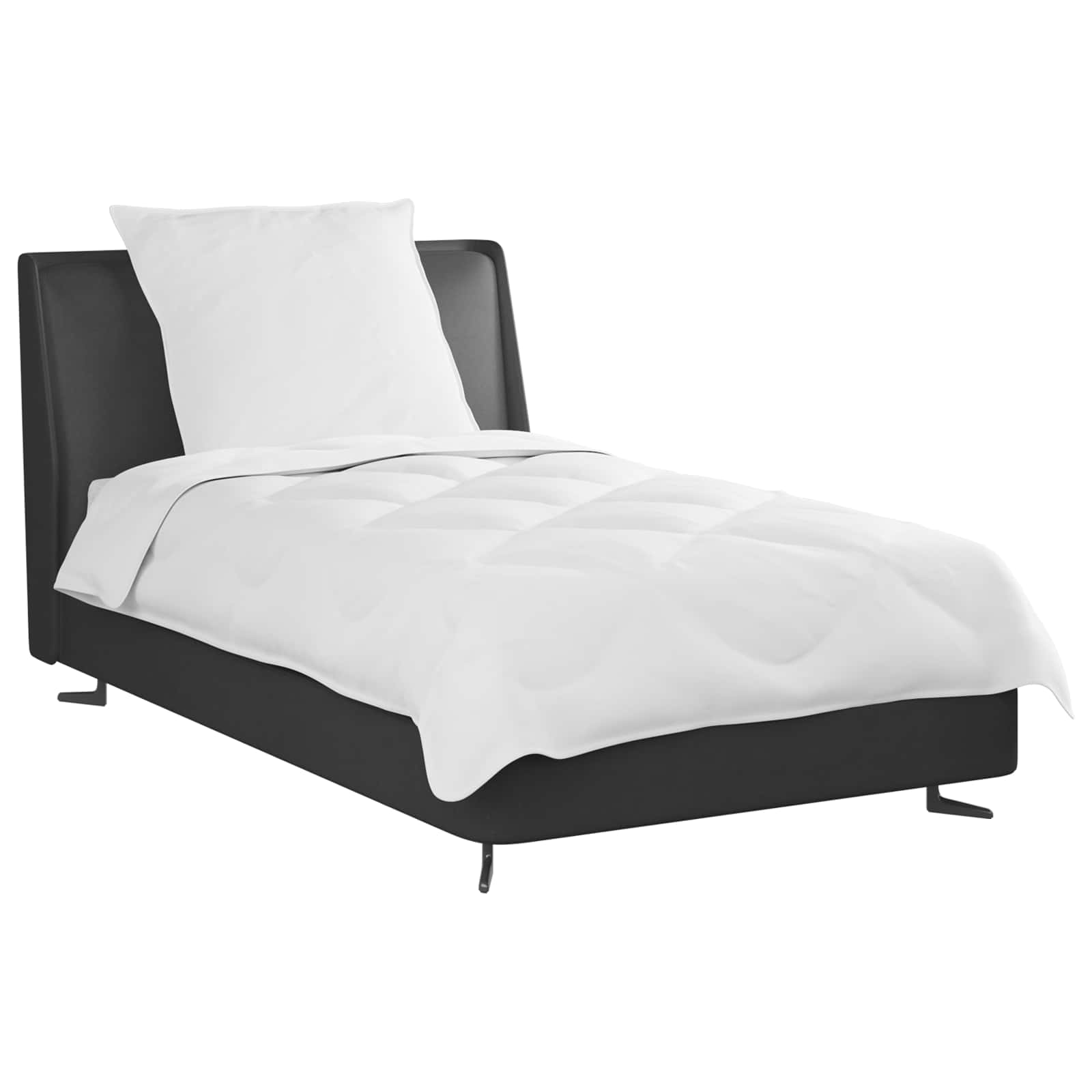 Vidaxx couette avec oreiller 2 pcs microfibre blanche
