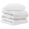 Vidaxx couette avec oreiller 2 pcs microfibre blanche