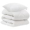 Vidaxx couette avec oreiller 2 pcs microfibre blanche
