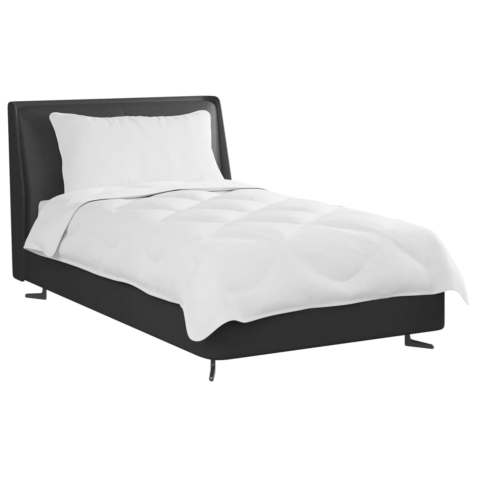 Vidaxx parure de couette avec oreiller 2 pcs microfibre blanche