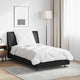 Vidaxl parure de couette avec oreiller 2 pcs microfibre blanche