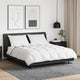 Vidaxl couette d'hiver avec oreiller 3 pcs plumes blanches