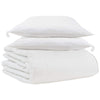 Vidaxl couette d'hiver avec oreiller 3 pcs plumes blanches