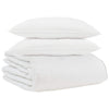 Vidaxl couette d'hiver avec oreiller 3 pcs plumes blanches