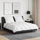 Vidaxl couette d'hiver avec oreiller 3 pcs plumes blanches