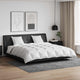 Vidaxl parure de couette avec oreiller 3 pcs plumes blanches