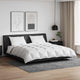 Vidaxl parure de couette avec oreiller 3 pcs plumes blanches