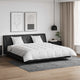 Vidaxl parure de couette avec oreiller 3 pcs plumes blanches