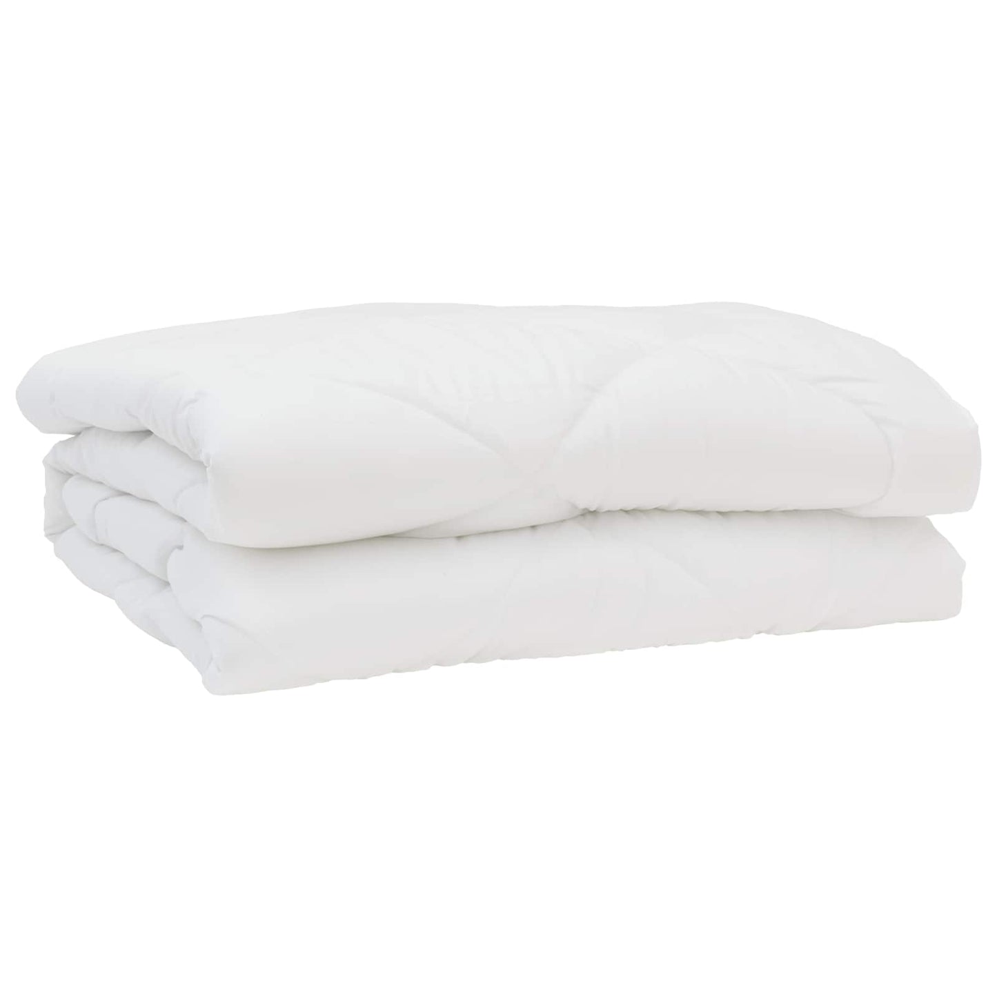 Vidaxl couette d'été avec oreiller 3 pcs microfibre blanche