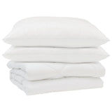 Vidaxl couette d'été avec oreiller 3 pcs microfibre blanche - afbeelding 2