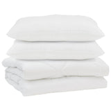 Vidaxl couette avec oreiller 3 pcs microfibre blanche - afbeelding 2