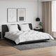 Vidaxl couette avec oreiller 3 pcs microfibre blanche